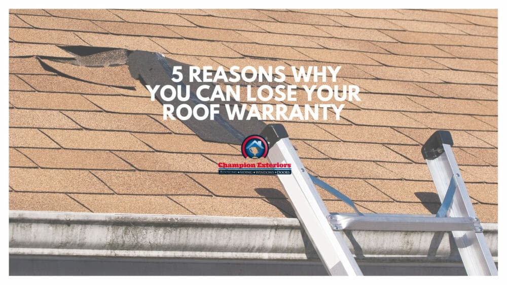 5 Reasons Why You Can Lose Your Roof Warranty