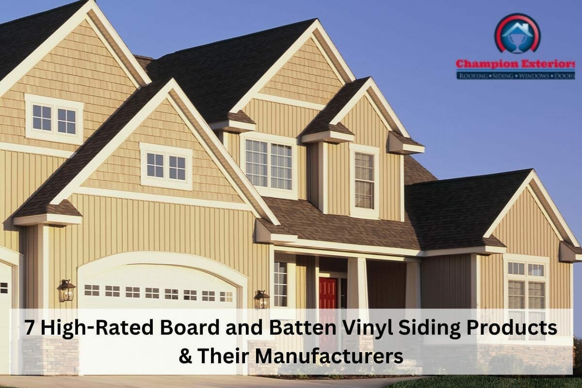 7 High-Rated Board and Batten Vinyl Siding Products & Their Manufacturers